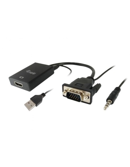 CABLE EQUIP ADAPTADOR HDMI HEMBRA - VGA MACHO