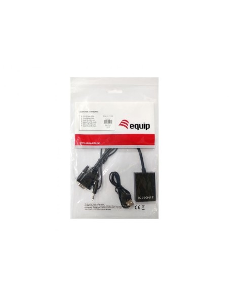 CABLE EQUIP ADAPTADOR HDMI HEMBRA - VGA MACHO