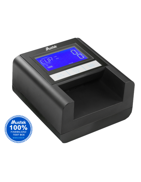 DETECTOR DE BILLETES FALSOS MUSTEK D9