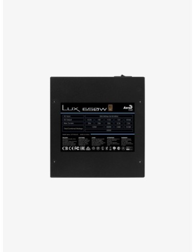 FUENTE ALIMENTACIÓN 650W AEROCOOL LUX