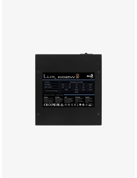 FUENTE ALIMENTACIÓN 650W AEROCOOL LUX