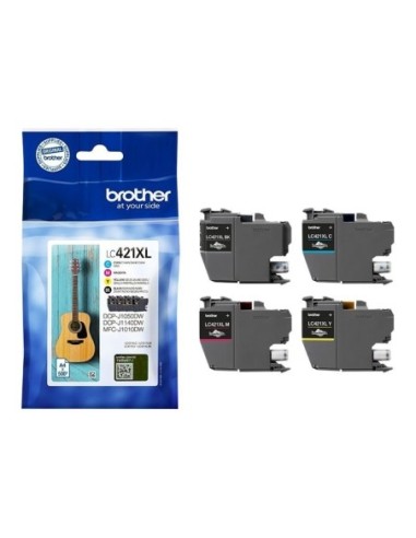 CARTUCHO BROTHER LC421XL MULTIPACK 4 500PAG