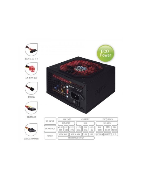 FUENTE ALIMENTACIÓN 500W APPROX V2