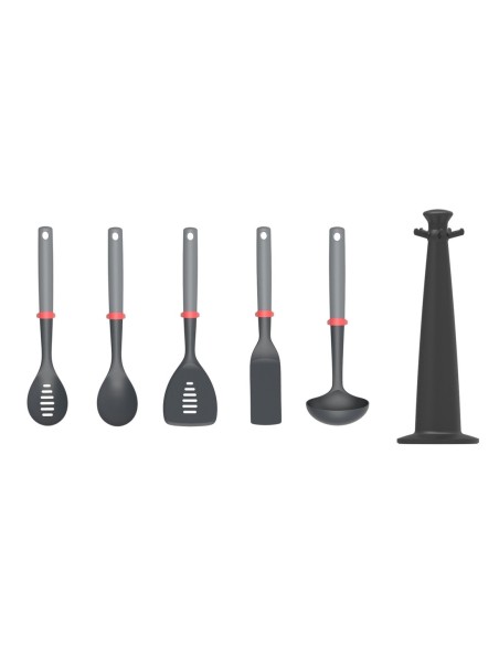 JOSEPH JOSEPH DUO JUEGO DE 5 UTENSILIOS DE COCINA CON CARRUSEL