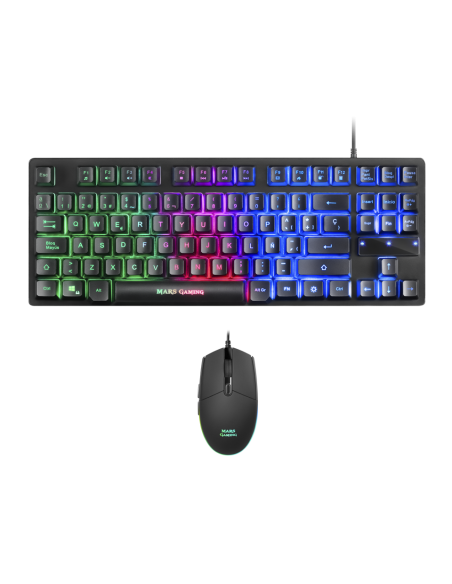 TECLADO + RATON MARS GAMING MCPTKLES RGB