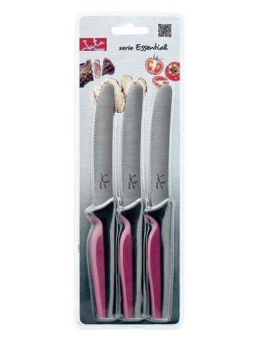 JATA 3 CUCHILLOS MESA, TOMATE, PAN...