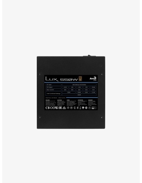 FUENTE ALIMENTACIÓN 550W AEROCOOL LUX