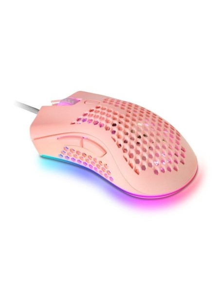 RATON MARS GAMING MMEX RGB 32K DPI USB ROSA