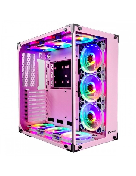 CAJA ATX TALIUS CRONOS ORCHID RGB CRISTAL TEMPLADO