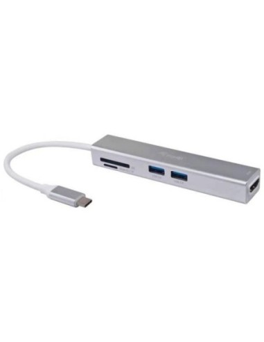 HUB EQUIP USB-C 5 EN 1 USB 3.0 + LECTOR TARJETAS