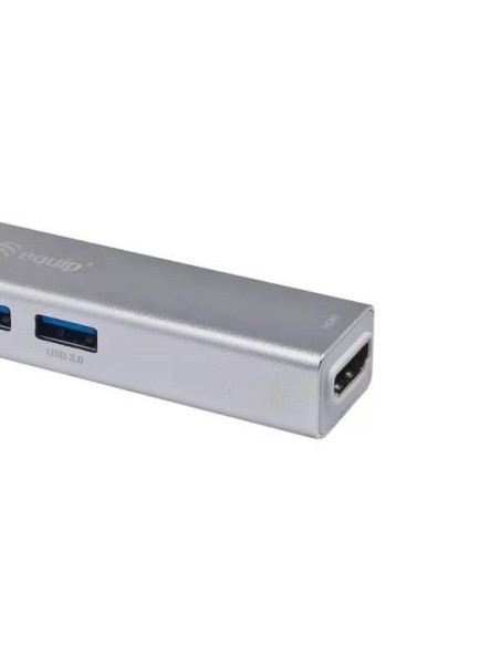 HUB EQUIP USB-C 5 EN 1 USB 3.0 + LECTOR TARJETAS