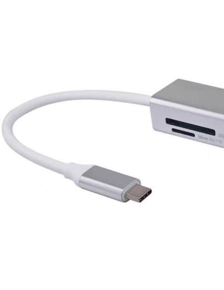 HUB EQUIP USB-C 5 EN 1 USB 3.0 + LECTOR TARJETAS