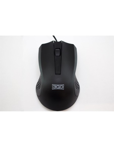 TECLADO + RATON + AURICULARES 3GO DRILE NEGRO