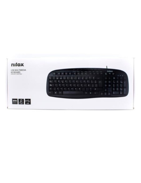 TECLADO NILOX USB MULTIMEDIA