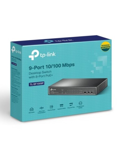 SWITCH TP-LINK 8 PUERTOS POE NO GESTION