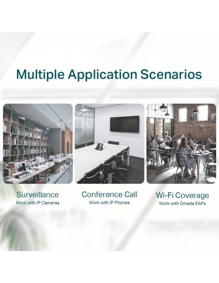 SWITCH TP-LINK 6 PUERTOS 4P POE NO GESTION