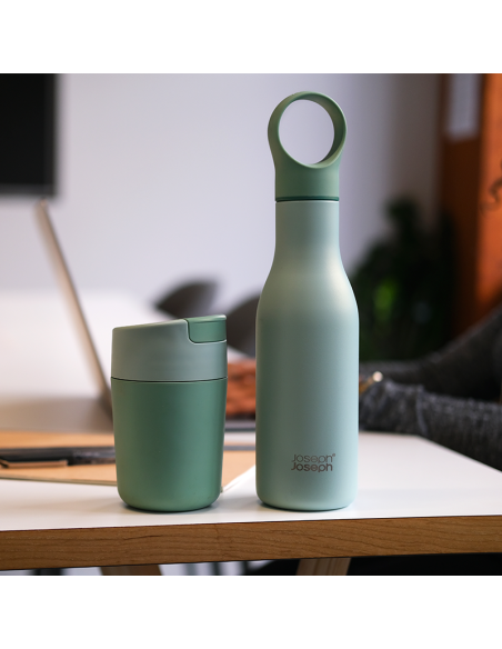 JOSEPH JOSEPH BOTELLA AGUA AISLADA AL VACIO 500ML VERDE