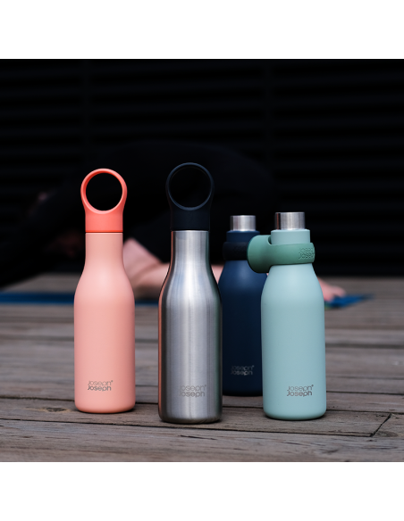 JOSEPH JOSEPH BOTELLA AGUA AISLADA AL VACIO 500ML CORAL