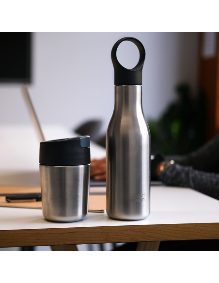 JOSEPH JOSEPH BOTELLA AGUA AISLADA AL VACIO 500ML ANTRACITA