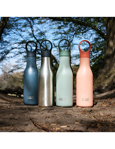 JOSEPH JOSEPH BOTELLA AGUA AISLADA AL VACIO 500ML ANTRACITA