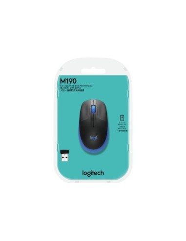 RATON LOGITECH WIRELESS M190 AZUL