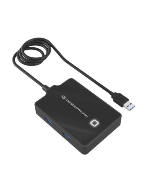 HUB CONCEPTRONIC USB 3.0 4 P CABLE 90CM CON ALIM