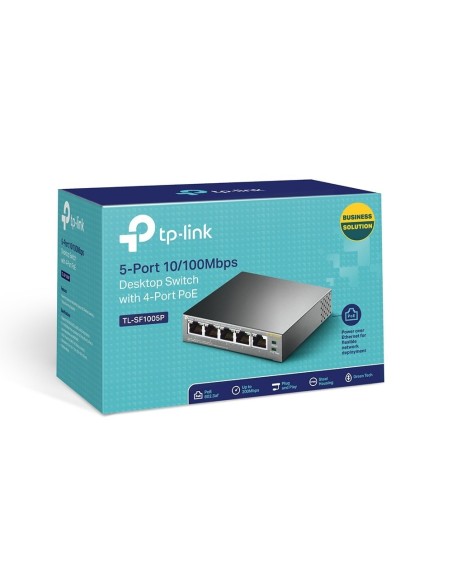 SWITCH TP-LINK 5 PUERTOS 10-100 POE