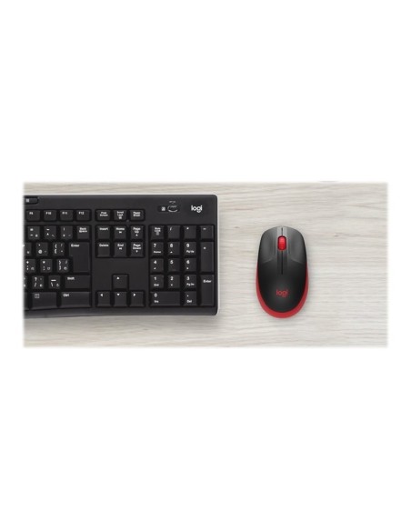 RATON LOGITECH WIRELESS M190 ROJO