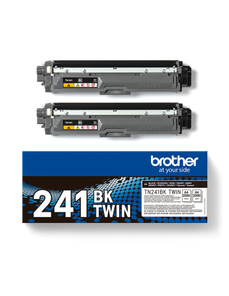TONER BROTHER TN241BK PACK NEGRO 2 X 2500 PAG