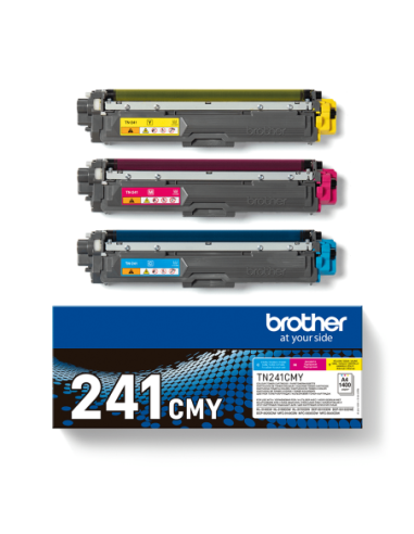 TONER BROTHER TN241CMY PACK 3 COLORES 1400PAG