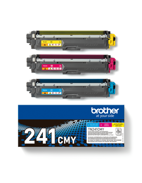 TONER BROTHER TN241CMY PACK 3 COLORES 1400PAG