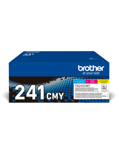 TONER BROTHER TN241CMY PACK 3 COLORES...