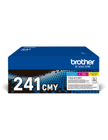 TONER BROTHER TN241CMY PACK 3 COLORES 1400PAG
