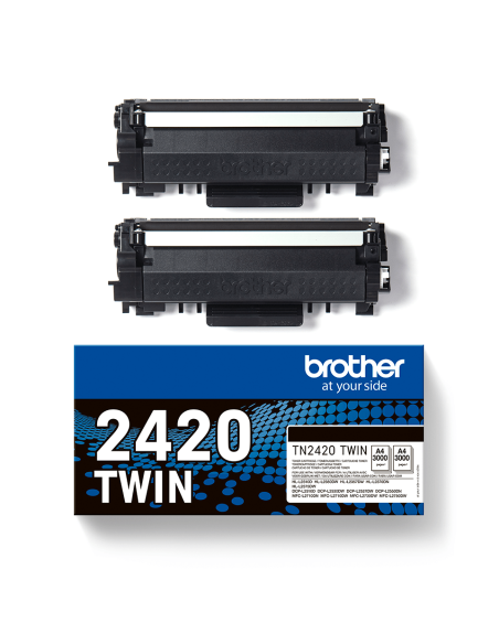 TONER BROTHER TN2420 PACK NEGRO 2 X 3000PG