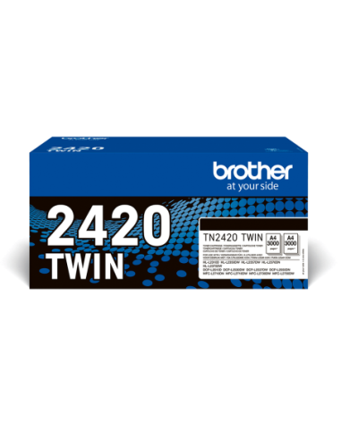 TONER BROTHER TN2420 PACK NEGRO 2 X...