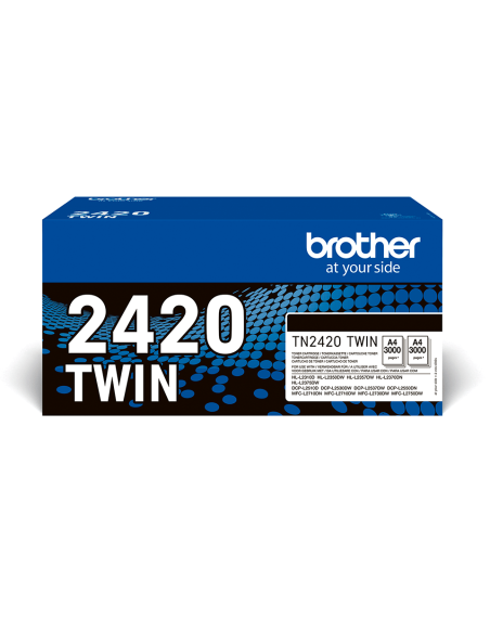 TONER BROTHER TN2420 PACK NEGRO 2 X 3000PG