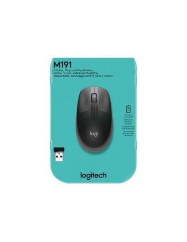 RATON LOGITECH WIRELESS M190 CARBON
