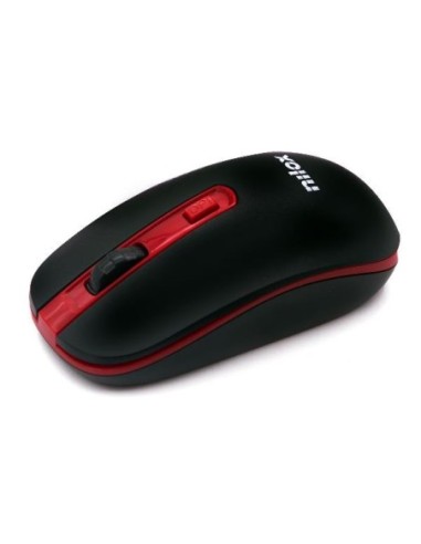RATON NILOX WIRELESS NEGRO-ROJO 1.000...