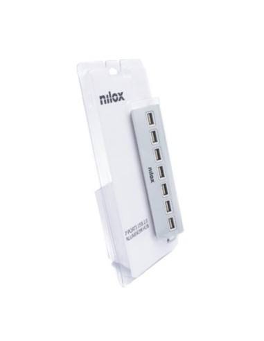 NILOX HUB 7 PUERTOS 2.0 ALUMINIO