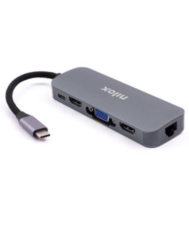 NILOX DOCK TYPE C 3 USB 3.0, HDMI +...