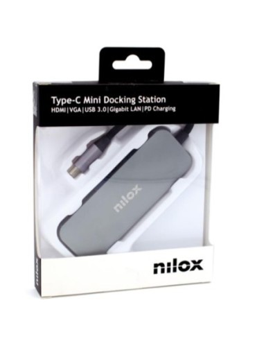 NILOX DOCK TYPE C 3 USB 3.0, HDMI +...