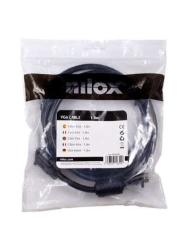 CABLE NILOX VGA M-M 1.8M