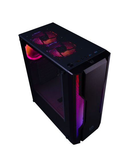 CAJA ATX HIDITEC GAMING V40 ARGB CRISTAL TEMPL