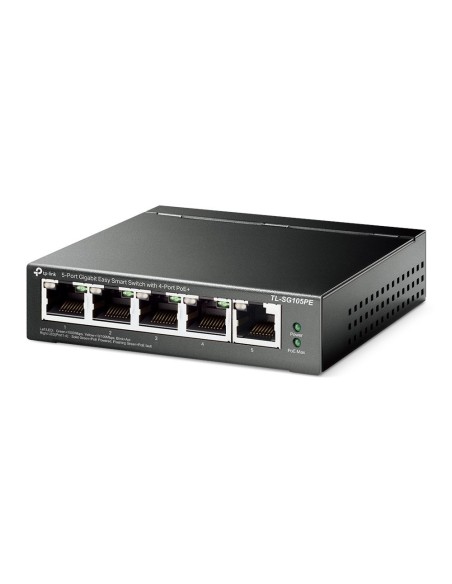 SWITCH TP-LINK 5 PUERTOS 10-100-1000 POE SMART