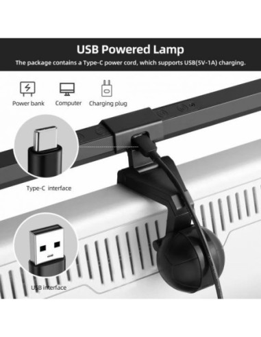 LAMPARA LED EQUIP USB PARA MONITOR