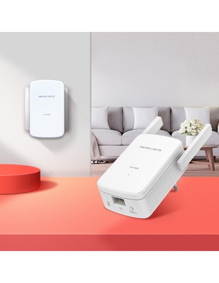 ADAPTADOR RED MERCUSYS KIT 2X PLC 300MBPS AV1000