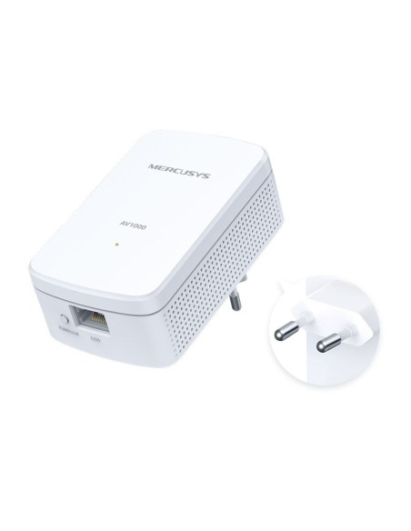 ADAPTADOR RED MERCUSYS KIT 2X PLC AV1000