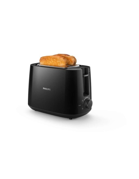 TOSTADORA PHILIPS DAILY 2 SLOT HD2581 800W NEGRO