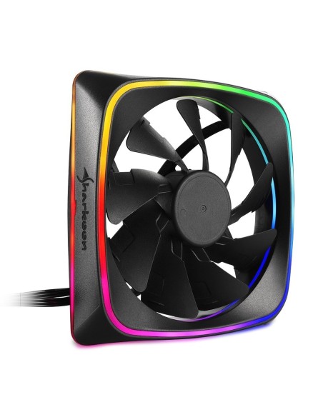 CAJA ATX SHARKOON MIDI VS9 RGB BLANCA