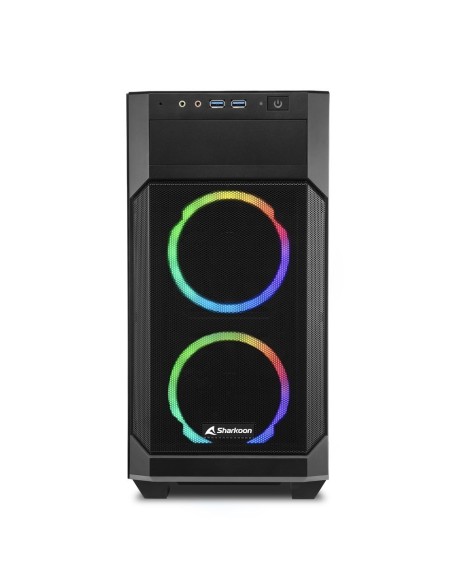 CAJA ATX SHARKOON MIDI VS9 RGB BLANCA